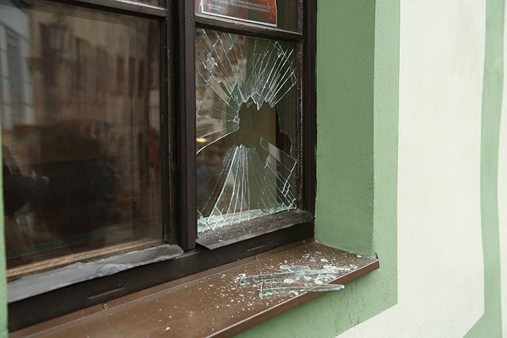 A2B Glass are able to board up broken windows while they are being repaired in Dartmouth Park.